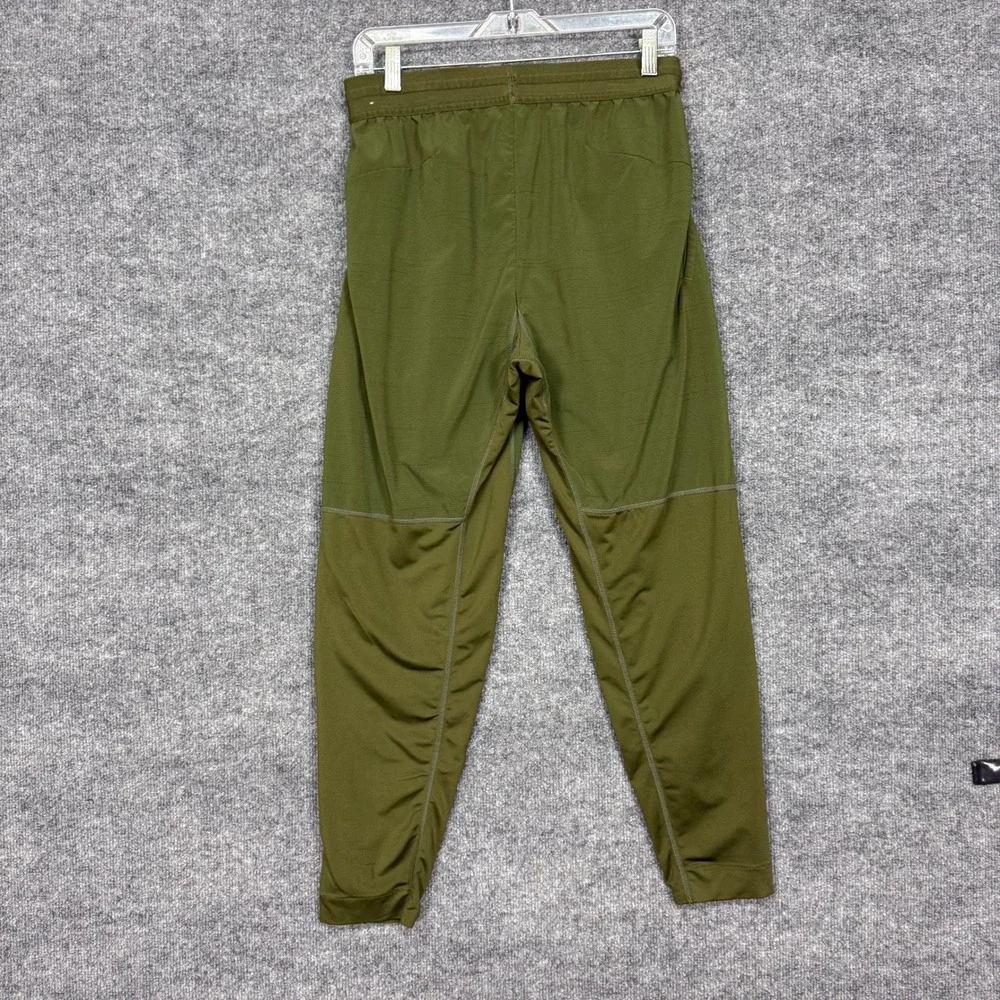 Nike Yoga Dri-FIT Jogger Pants Mens Small Olive Green Tapered CU7378-326